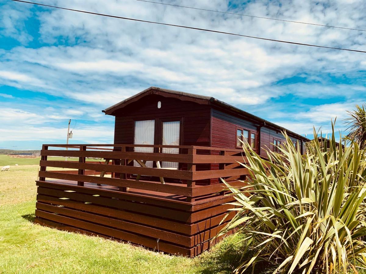 Lodge Cabin With Fabulous Views - Farm Holiday 斯特兰拉尔 外观 照片