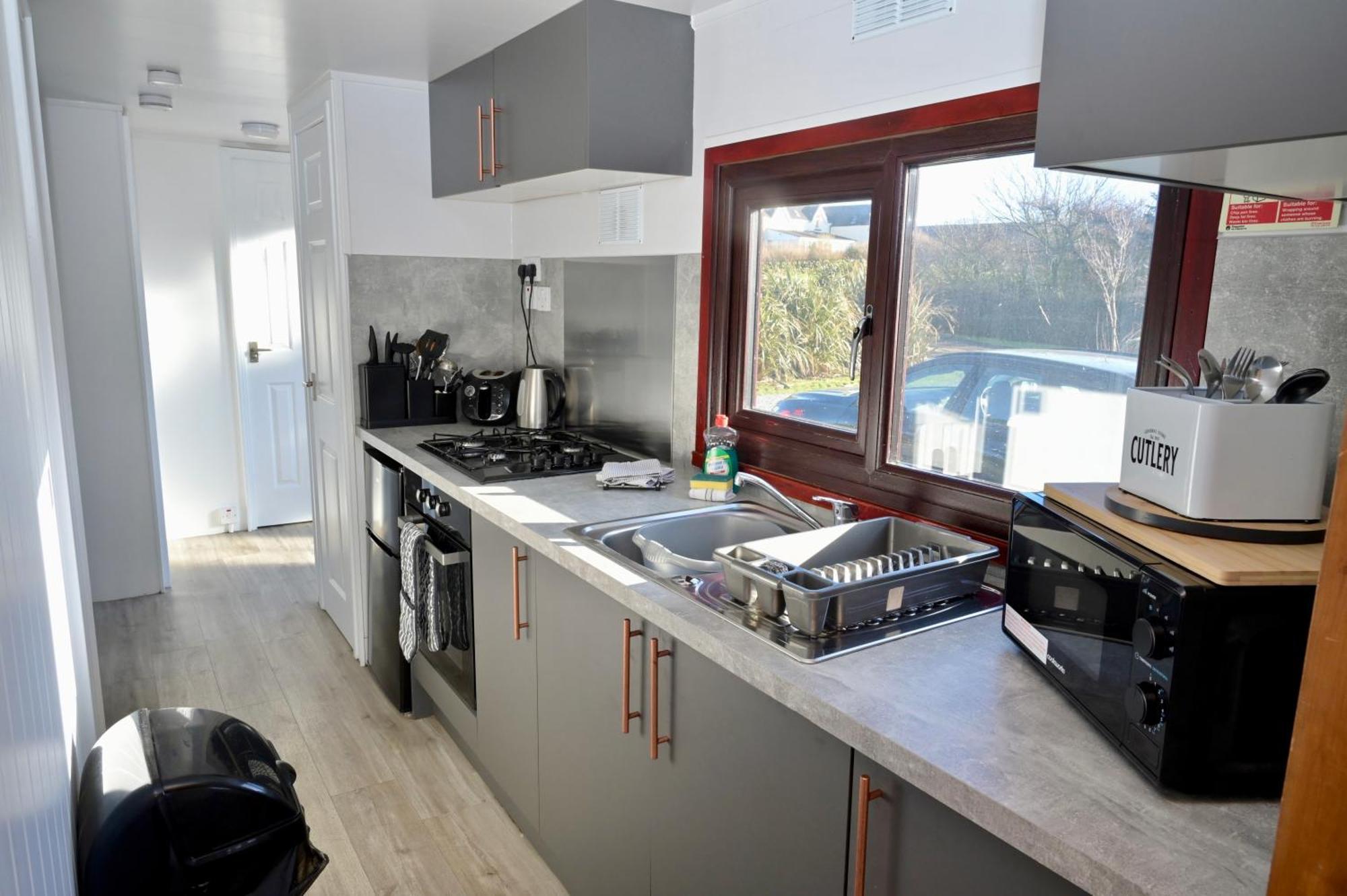 Lodge Cabin With Fabulous Views - Farm Holiday 斯特兰拉尔 外观 照片