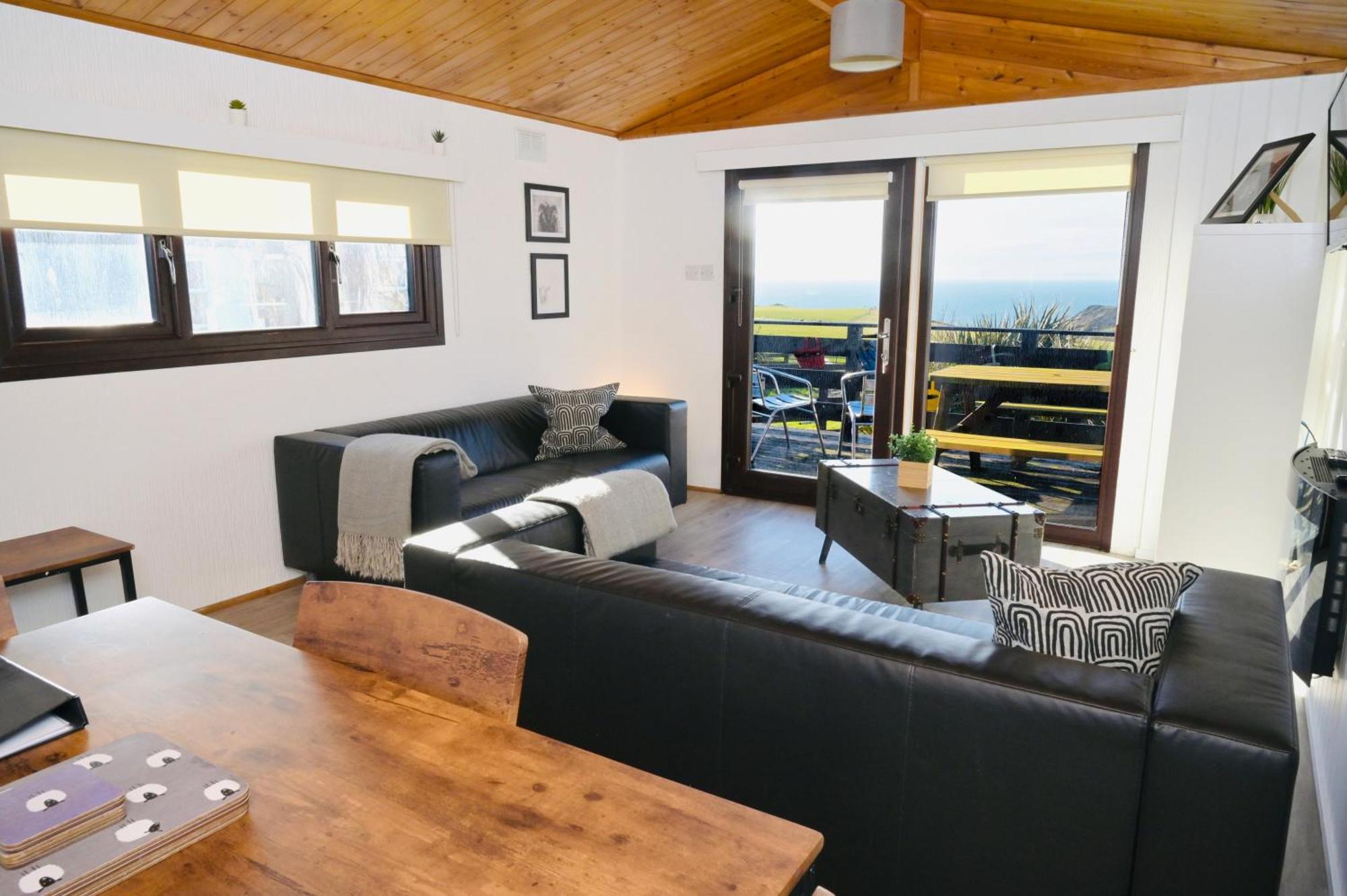 Lodge Cabin With Fabulous Views - Farm Holiday 斯特兰拉尔 外观 照片