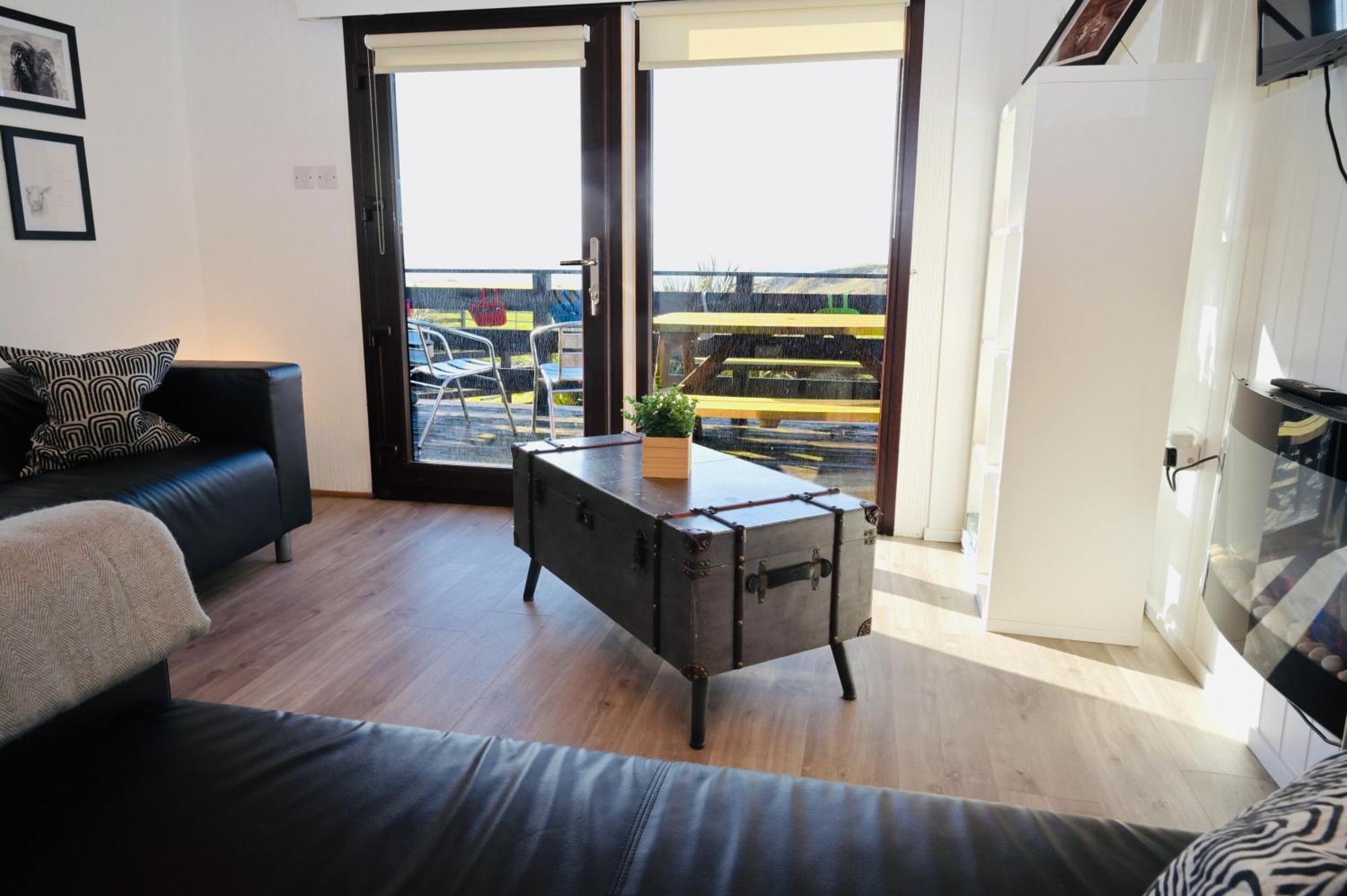 Lodge Cabin With Fabulous Views - Farm Holiday 斯特兰拉尔 外观 照片