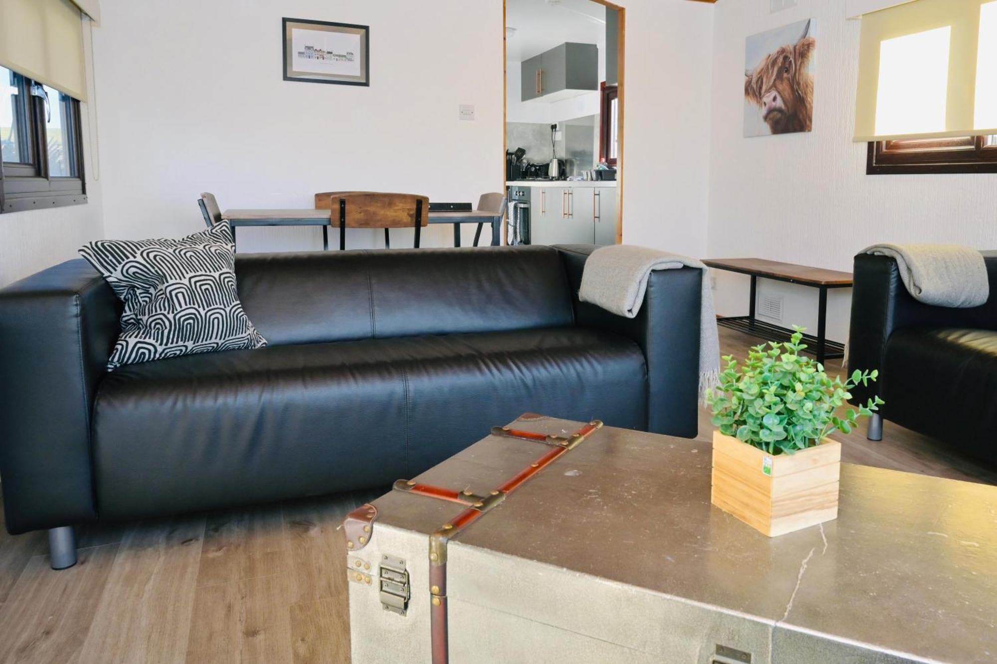 Lodge Cabin With Fabulous Views - Farm Holiday 斯特兰拉尔 外观 照片